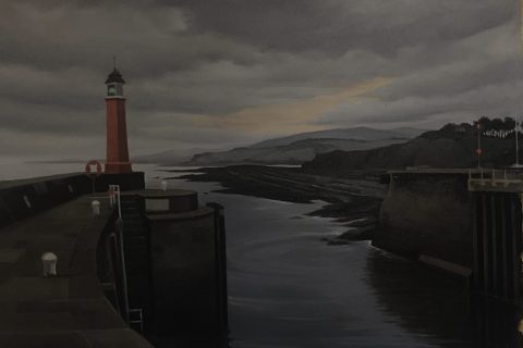 Watchet at dusk
